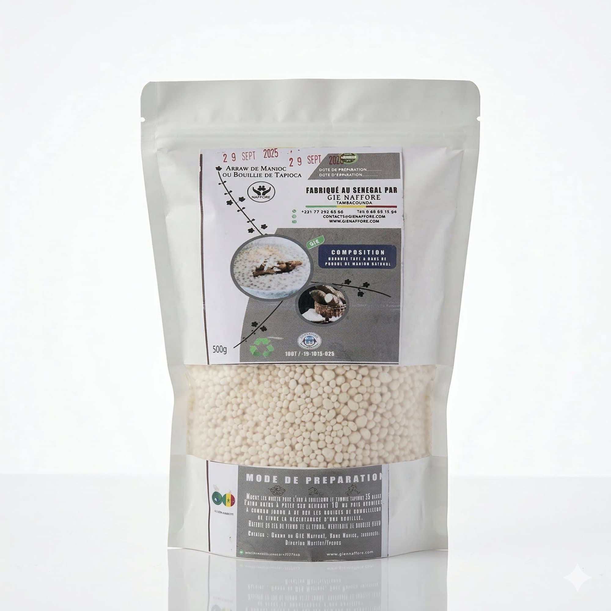 Sachet de Arraw de Manioc 500g