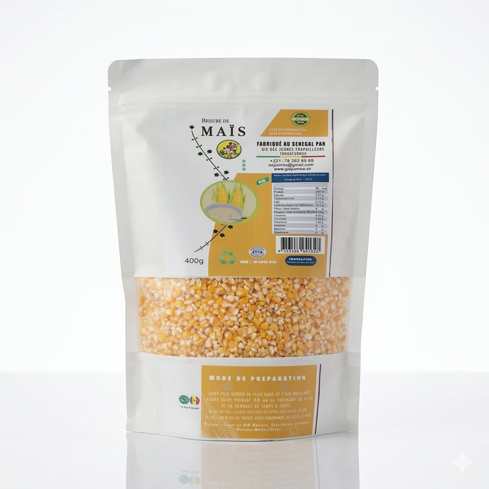 Sachet de Brisure de Maïs 400g — GIE JT